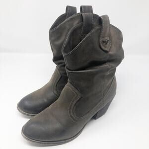 Vintage Rocket Dog Womens Boots Size 7 Y2K Western Country Cowgirl Rodeo Event